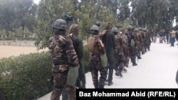 Güman edilýän jeňçileriň birnäçesi tussag edildi. Nangarhar. 29-njy ýanwar, ,2020 