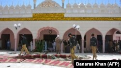 د بلوچستان په مرکز کوټه کې په جومات کې د چاودنې یو انځور May 24, 2019