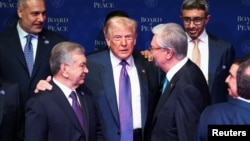 Вашингтондо өткөн «Тынчтык кеңешинин» алгачкы жыйынына катышкандар, 19-февраль, 2026-жыл.