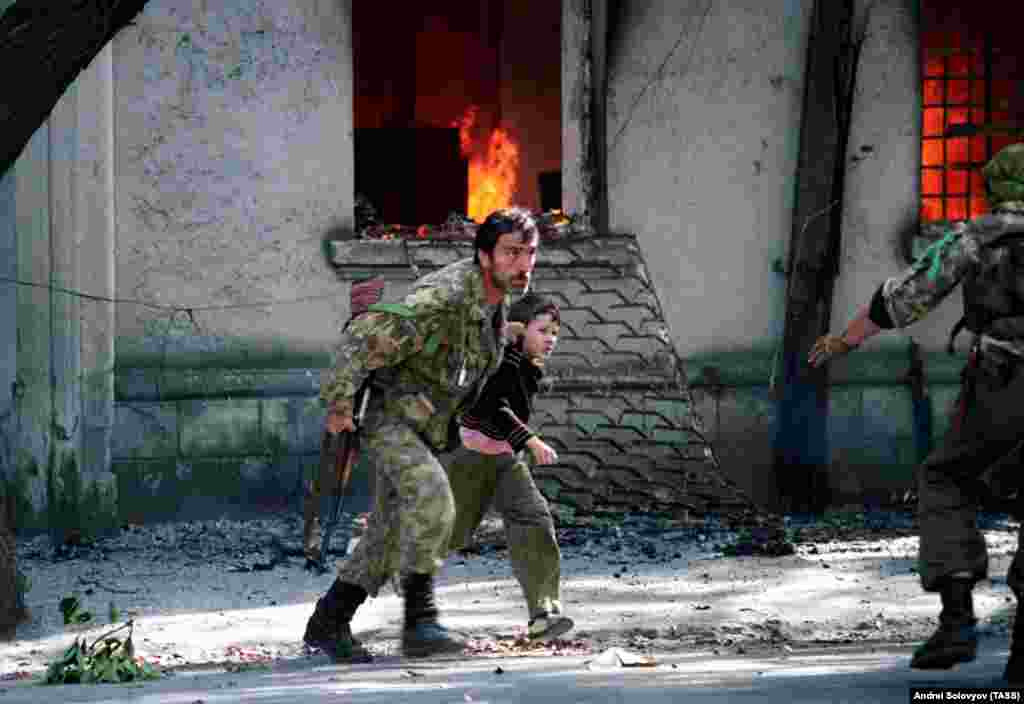 The Abkhaz war was one of most brutal and consequential conflicts sparked by the breakup of the U.S.S.R. For the separatists (pictured), it was a matter of restoring Abkhaz identity. For the Georgians, it was about stopping their country from being cut into pieces. 