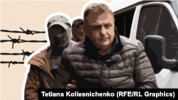 Российские силовики сопровождают Владислава Есипенко на заседание суда в Крыму. Коллаж