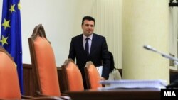 Премиерот Зоран Заев на Седница на собраниската Комисија за европски прашања на 14 јули, 2017. 