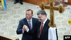 Tony Abbott i Peter Porošenko u Melburnu