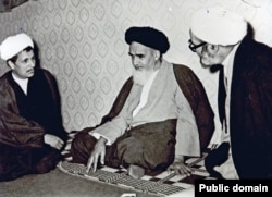 روح‌الله خمینی، حسینعلی منتظری و اکبر هاشمی رفسنجانی