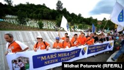 Učesnici Marša mira stigli u Srebrenicu