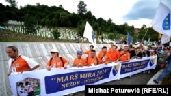 Učesnici Marša mira stigli u Srebrenicu