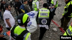 Бейт-Шемешке тиген зымыран соққысының салдары. 1 наурыз 2026 жыл.