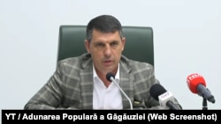 Nicolai Ormanji anunță că își dă demisia din funcția de președinte interimar al Adunării Populare a UTA Găgăuzia, Comrat, 2 iunie 2026