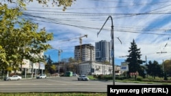 Многоэтажная застройка на Куйбышевском кольце в Симферополе, 2025 год
