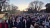 Građani, predvođeni studentima, na antivladinom protestu u Nišu, 16 mjeseci nakon urušavanja nadstrešnice u Novom Sadu, 1. marta 2026.