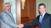 Transdniester's Igor Smirnov meets Russia's Dmitry Medvedev in Sochi