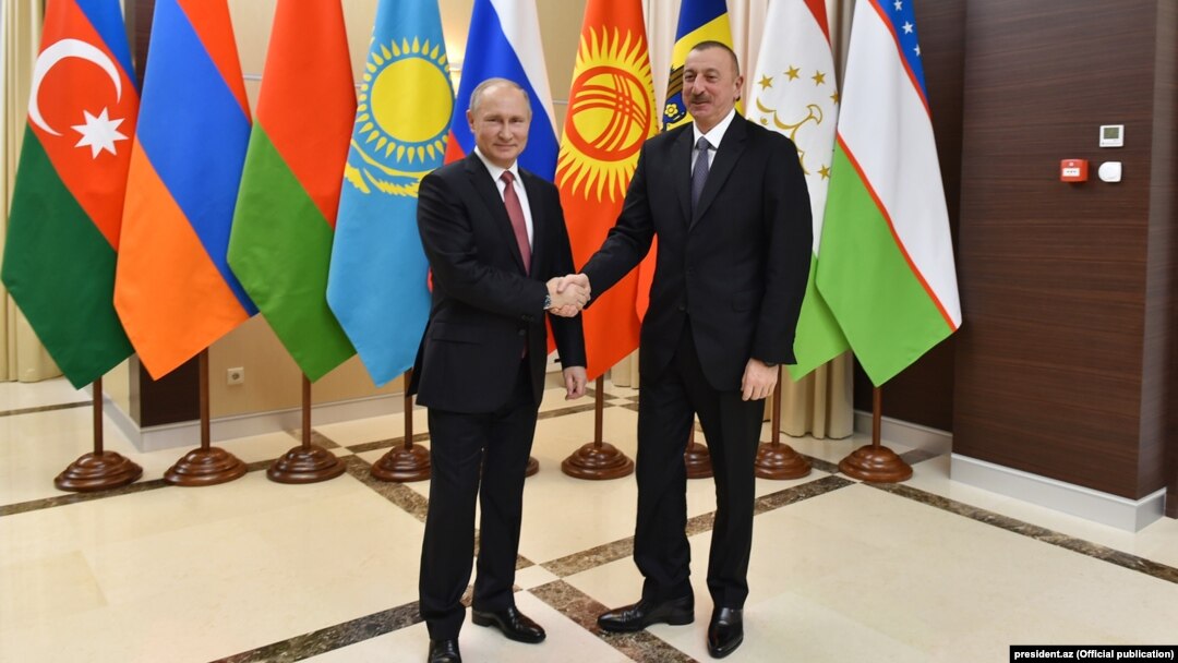 Vladimir Putin və İlham Əliyev. Moskva. 26dek2017