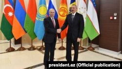 Vladimir Putin və İlham Əliyev. Moskva. 26dek2017
