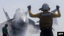 Fotografi e publikuar nga Komanda Qendrore e SHBA-së në ditën e nisjes së luftës në Iran, më 28 shkurt.