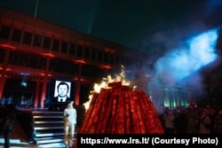 Акцыя да Дня абаронцаў Свабоды Літвы. Вільня, 12 студзеня 2026