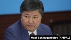 Генеральный прокурор Казахстана Жакип Асанов. Астана, 3 ноября 2016 года.