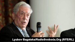 Маріо Варгас Льоса, Нобелівський лауреат з літератури 2010 року, Київ, 11 листопада 2014 року