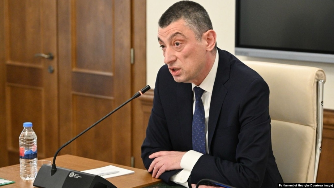 Георгий Гахария в парламенте, 14 апреля