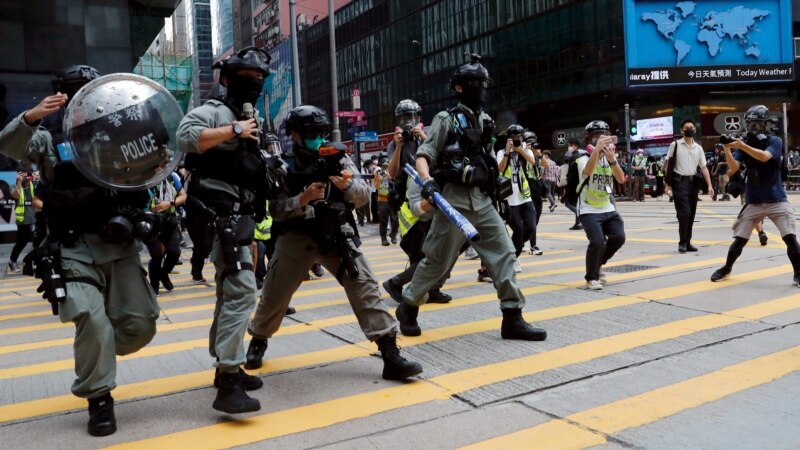 Hong Kongda milli gimn kanun taslamasy täze protestleri döretdi