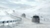 Armenia - A highway in Syunik province covered with snow, 1Jan2016. (Photo courtesy of mtaes.am)