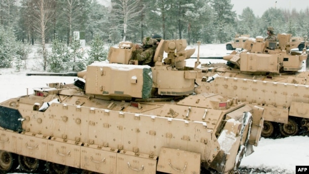 ABŞ tankları, Latviya, 21 noyabr 2014