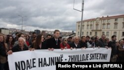 Protesta "Kundër hajnisë - për zhvillimin e shtetit"