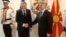 Presidenti maqedonas, Gjorge Ivanov takohet me kryetarin e Këshillit Evropian, Donald Tusk, në Shkup, më 2 mars 2016
