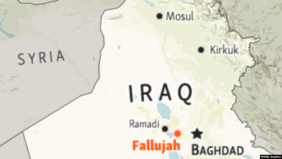 Infographic - Fallujah Iraq Locator Map