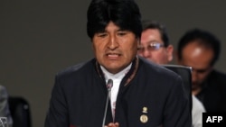 Боливия президенти Эво Моралес.