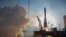 A Soyuz spacecraft launches the Kanopus weather satellite at the Vostochny Cosmodrome in Russia on December 27.