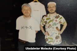Заснавальнікі брэнда Znivien Уладзімер Маляўка (справа) і Павал Дзяркач