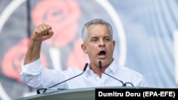 Vladimir Plahotniuc la mitingul PD din iunie, 2019 