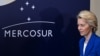 ევროპის კომისიის ხელმძღვანელი ურზულა ფონ დერ ლაიენი. მონტევიდეო, 6 დეკემბერი, 2024.