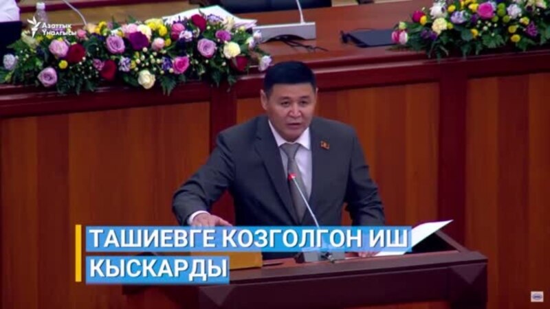 Депутат Ташиевдин кылмыш иши кыскарды