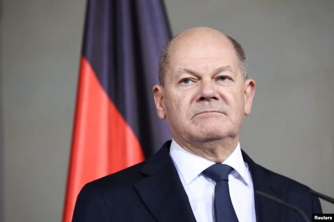 Kancelari gjerman Olaf Scholz.