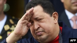 President i Venezuelës, Hugo Chavez.