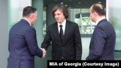 Вахтанг Гомелаури, Ираклий Кобахидзе и Гела Геладзе (архивная фотография)