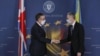 România - Întâlnirea ministrului român al Justiției, Stelian Ion, cu ambasadorul Marii Britanii în România, Andrew Noble