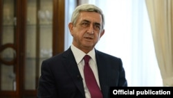 Armenian President Serzh Sarkisian