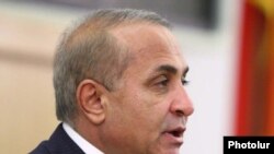 Armenia -- Parliament speaker Hovik Abrahamian.