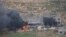 به آتش کشیدن شدن خانه فلسطینی‌ها در روستای «المغیر» توسط شهرک‌نشینان اسرائیلی