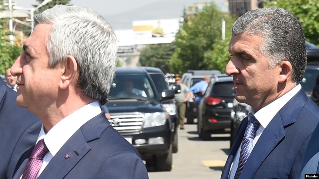 Image result for Սերժ Սարգսյանը ու նրա թիկնազորի նախկին պետ Վաչագան Ղազարյանը