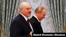 Predsednici Rusije i Belorusije, Vladimir Putin i Aleksandar Lukašenko, u Kremlju, 9. septembar 2021.