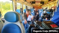 Vasile Botnaru înregistrează „Minuntul electoral” în tren, 7 iunie 2021