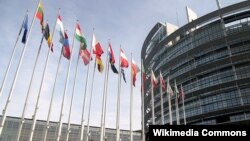 Будівля Європарламенту у Страсбурзі у Франції