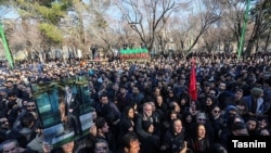 Funeral ceremony for victims of the Ukrainian plane crash in Isfahan. January 16, 2020