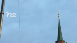 Казанда Сөембикә манарасыннан ярымайны алдылар