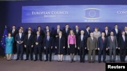 Участники нынешнего саммита ЕС, Брюссель, 28 июня 2012 г. 