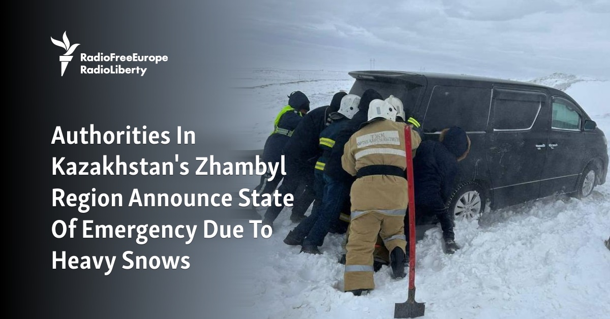 Authorities In Kazakhstan's Zhambyl Region Announce State Of Emergency Due To Heavy Snows - Vimarsana News
