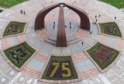 Площадь Победы в Бишкеке. 9 мая 2020 года.
